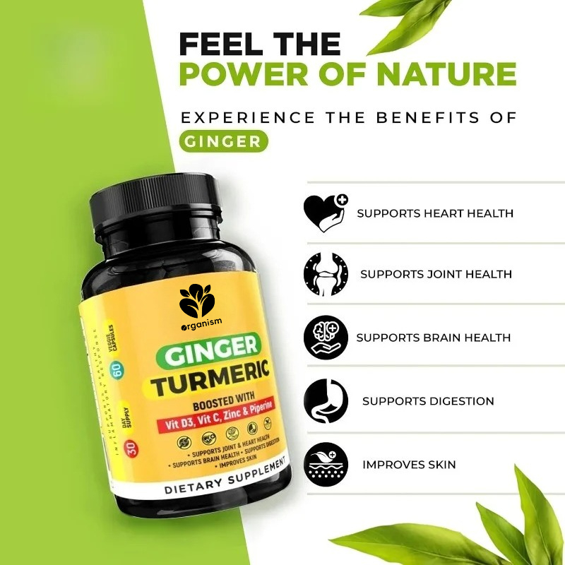 Turmeric, Piperine, Vitamin Zi - огляд і ціна Turmeric Curcumin Capsule