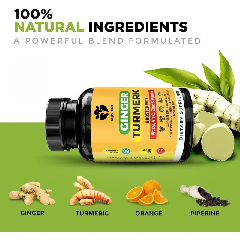 Turmeric, Piperine, Vitamin Zi - огляд і ціна Turmeric Curcumin Capsule